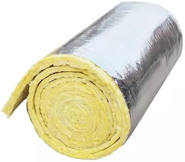 Rollo De Aislante Térmico Acústico Fibra de Vidrio Con Aluminio De 1 1/2” X 1.22 M . Owens Corning