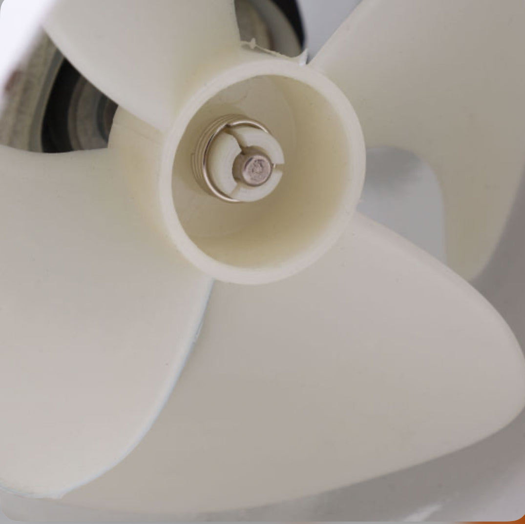 Extractor De Aire Tubo Axial De 6 Pulgadas Aspas Plásticas, Ventilador de Escape de Humo, HVAC
