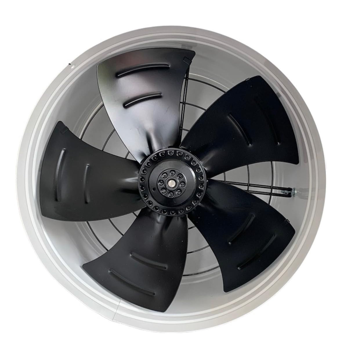 Extractor de Aire Tubo Axial Industrial de 12 Pulgadas de Diámetro, Ventilador de Escape de Humo, HVAC, Mca. Ventek