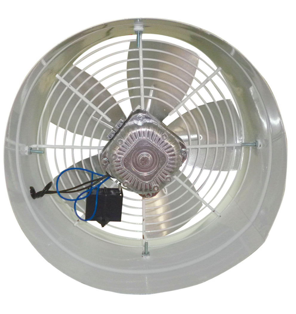 Extractor De Aire Tubo Axial De 14 Pulgadas Aspas Plásticas, Ventilador de Escape de Humo, HVAC