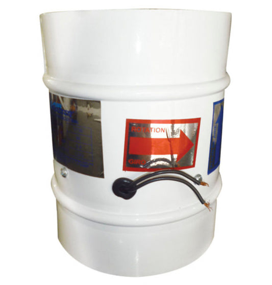 Extractor De Aire Tubo Axial De 10 Pulgadas Aspas Plásticas, Ventilador de Escape de Humo, HVAC