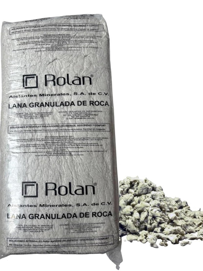 Fibra de Lana Mineral Granulada por kg, Aislamiento Térmico y Acústico