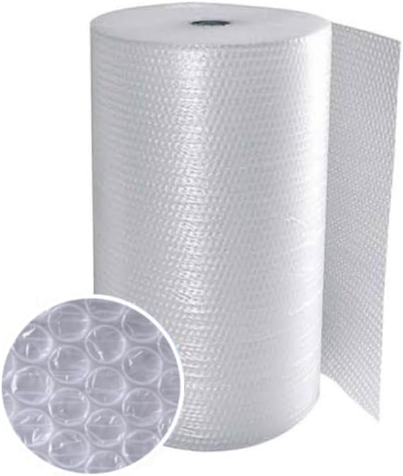 Plastico de Poliburbuja chica para embalaje y empaque de objetos frágiles de 1.22 metros de ancho.