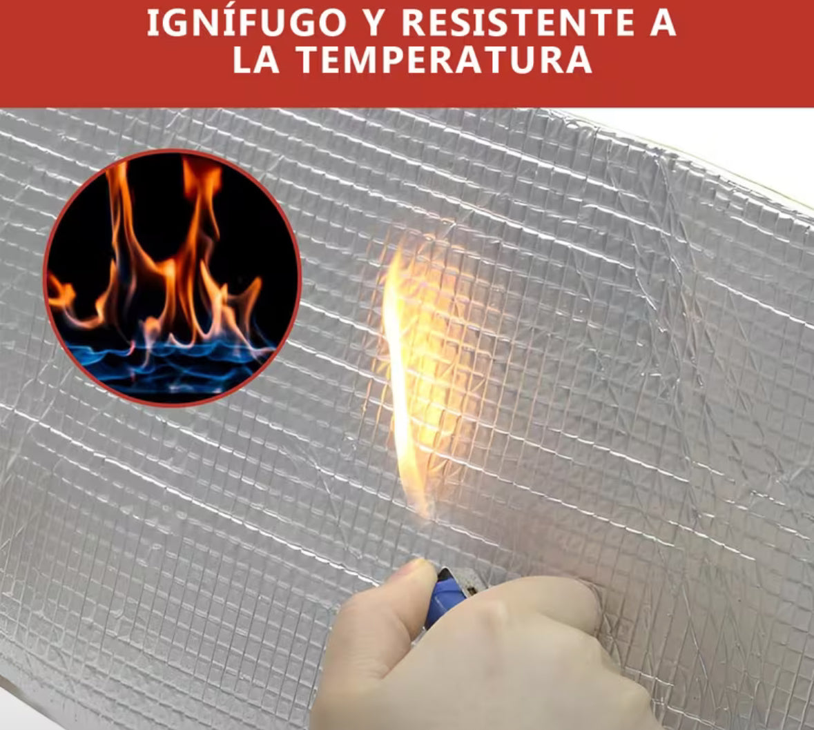 Cinta de Butilo Impermeable de Aluminio para Exteriores, 5CM x 10M, Sin COV, para Reparación de Techos, Tuberías y Ventanas