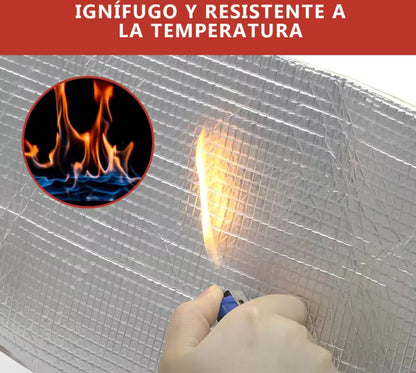Cinta de Butilo Impermeable de Aluminio para Exteriores, 5CM x 10M, Sin COV, para Reparación de Techos, Tuberías y Ventanas