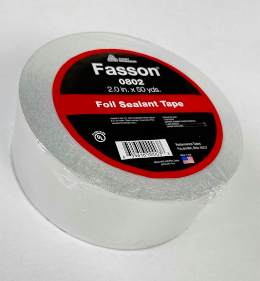 Cinta De Aluminio Marca Fasson 2 Pulgadas X 45 metros de largo