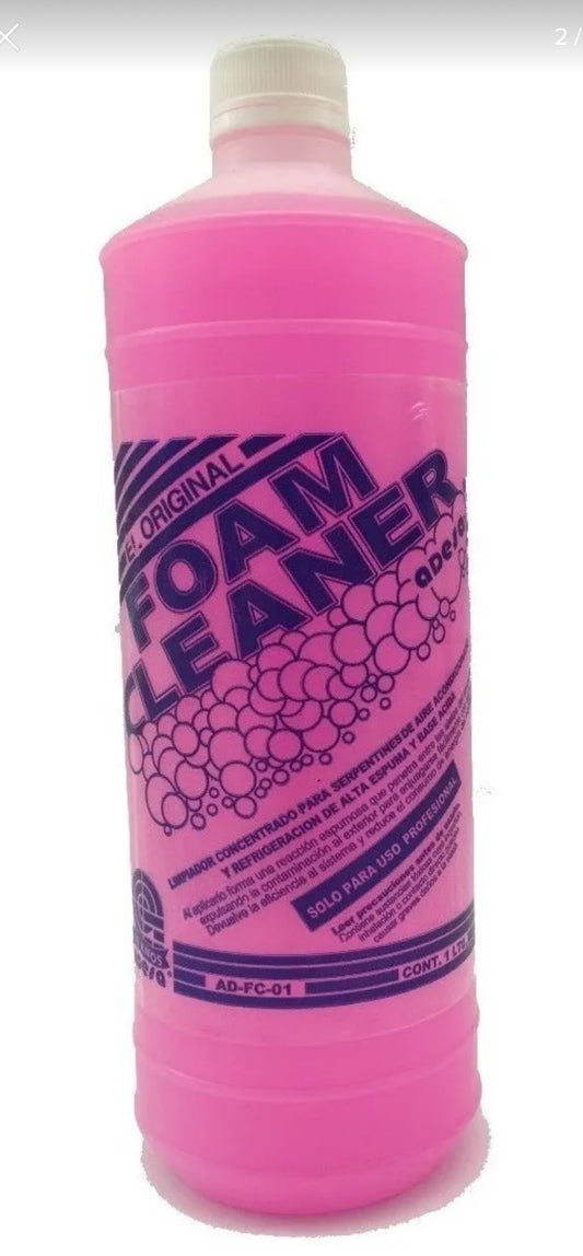 Foam Cleaner Rosa Litro Limpiador Serpentines, Quita Sarro
