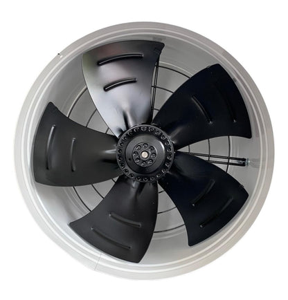 Extractor de Aire Tubo Axial Industrial de 12 Pulgadas de Diámetro, Ventilador de Escape de Humo, HVAC, Mca. Ventek