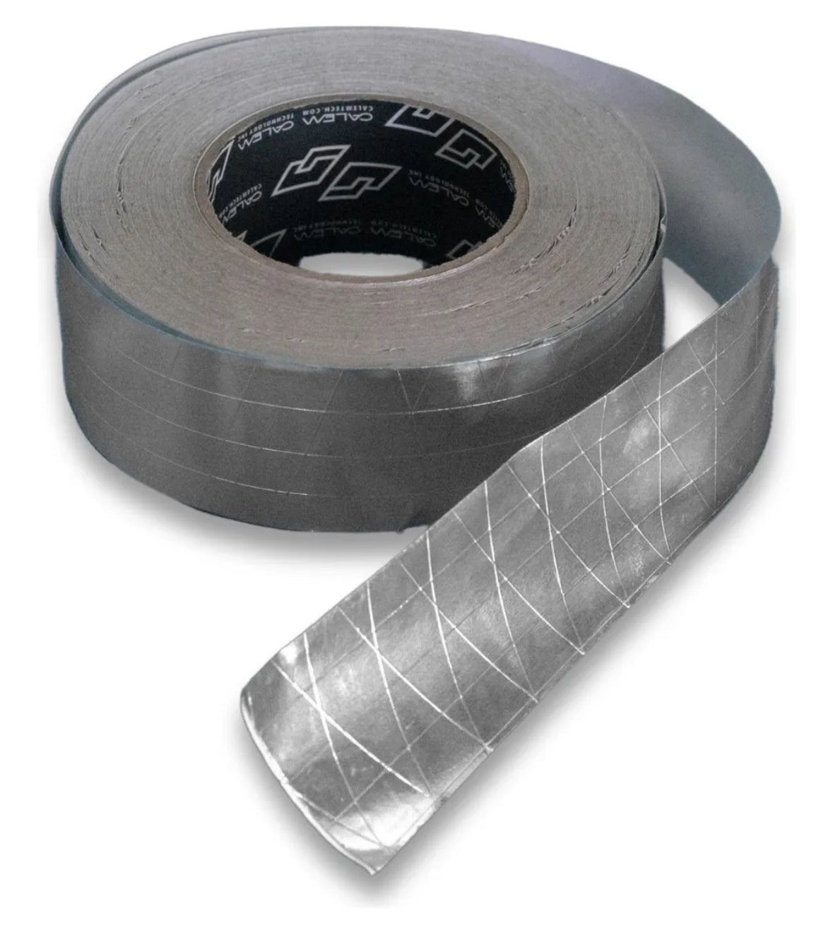 Cinta de Aluminio Reforzada de 2 pulgadas de ancho X 45 metros de largo Mca. CALEM, HVAC