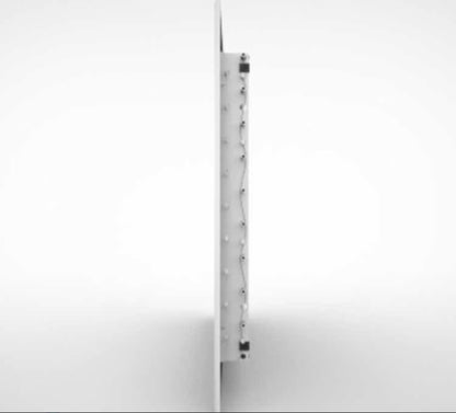 Rejilla Rectangular Para Ventilación y Retorno De Aire, Con Aletas Fijas Curvas A 45 Grados, HVAC