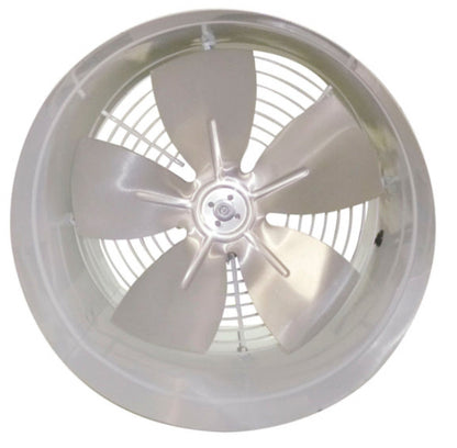 Extractor De Aire Tubo Axial De 14 Pulgadas Aspas Plásticas, Ventilador de Escape de Humo, HVAC
