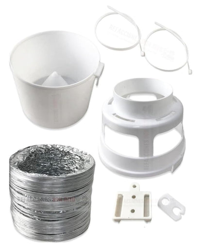 Trampa para Pelusa de Secadora con Ducto Flexible de Aluminio 1.4 metros