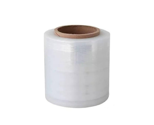 Película stretch, Rollo de emplaye o Playo para envolver, empaque y embalaje, plástico estirable para envolver productos, stretch film 5 pulgadas, calibre 60, 300 metros de largo