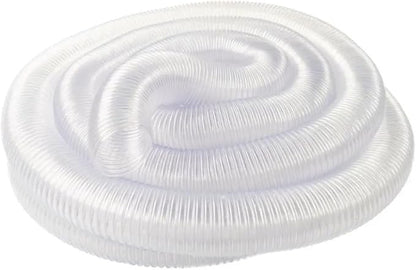 Ducto Manguera Flexible de PVC de 4 Pulgadas de Diámetro Transparente, para Succión de Polvo