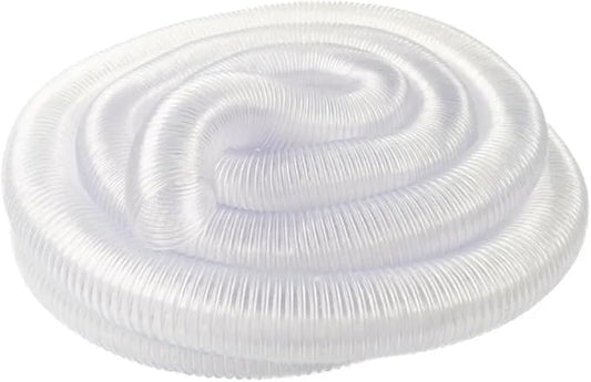 Ducto Manguera Flexible de PVC de 2 Pulgadas de Diámetro Transparente, para Succión de Polvo