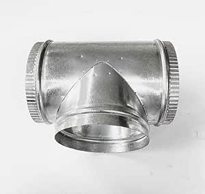 Tee Para Conexión De Ducto Circular Para Aire De Lamina Galvanizada Calibre 26 para HVAC