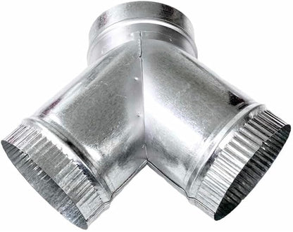 Yee Para Ducto Circular De Lámina Galvanizada Calibre 26